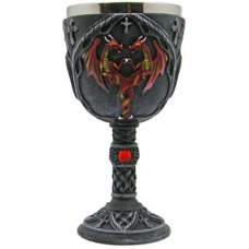 Red Dragon chalice 7 1/4