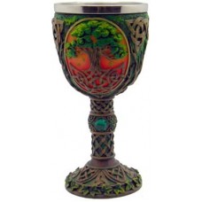 Tree of Life chalice 7 1/4