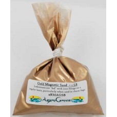 1 Lb Gold Magnetic Sand  (Lodestone Food)