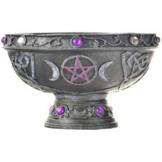 Pentagram, Triple Moon Scrying Bowl