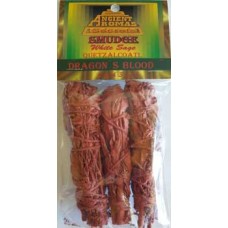 Dragons Blood Sage smudge stick 3-pack 4