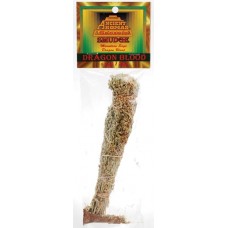 Dragons Blood  & White Sage smudge stick 5-6