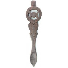 Triple Moon Ritual Sheesham Wood Spoon