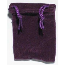 Purple Velveteen Bag