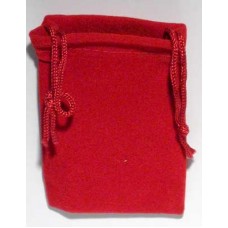 Red Velveteen Bag