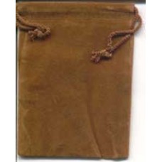 Brown Velveteen Bag