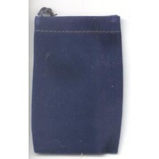 Blue Velveteen Bag