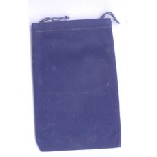 Blue Velveteen Bag