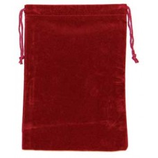 Burgundy Velveteen Bag