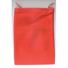 Red Velveteen Bag  5 x 7