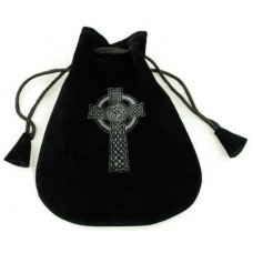 Celtic Cross Velveteen Bag