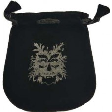 Green Man Velveteen Bag