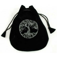 Tree of Life Velveteen Bag