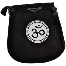 Om Velveteen Black Bag  5