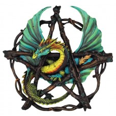 Forest Pentagram Dragon Wall Plaque 13