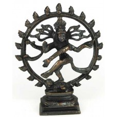 Antiqued Bronze Shiva Dancing Statue
