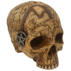 Salem Witch Skull statue