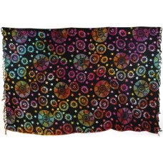 Sun and Stars Tie Dye Sarong 44