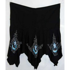 Celtic Moon Black Long Skirt