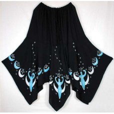 Moon Goddess Long Skirt black