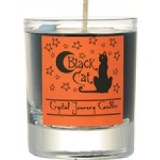 Black Cat soy votive candle