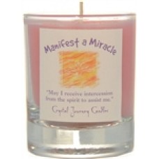 Manifest a Miracle soy votive candle