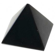 25-30mm Black Obsidian pyramid