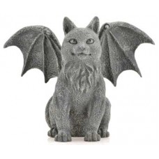 Winged Cat Gargoyle 6 1/2