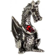 Dragon figurine, pewter 1 1/2